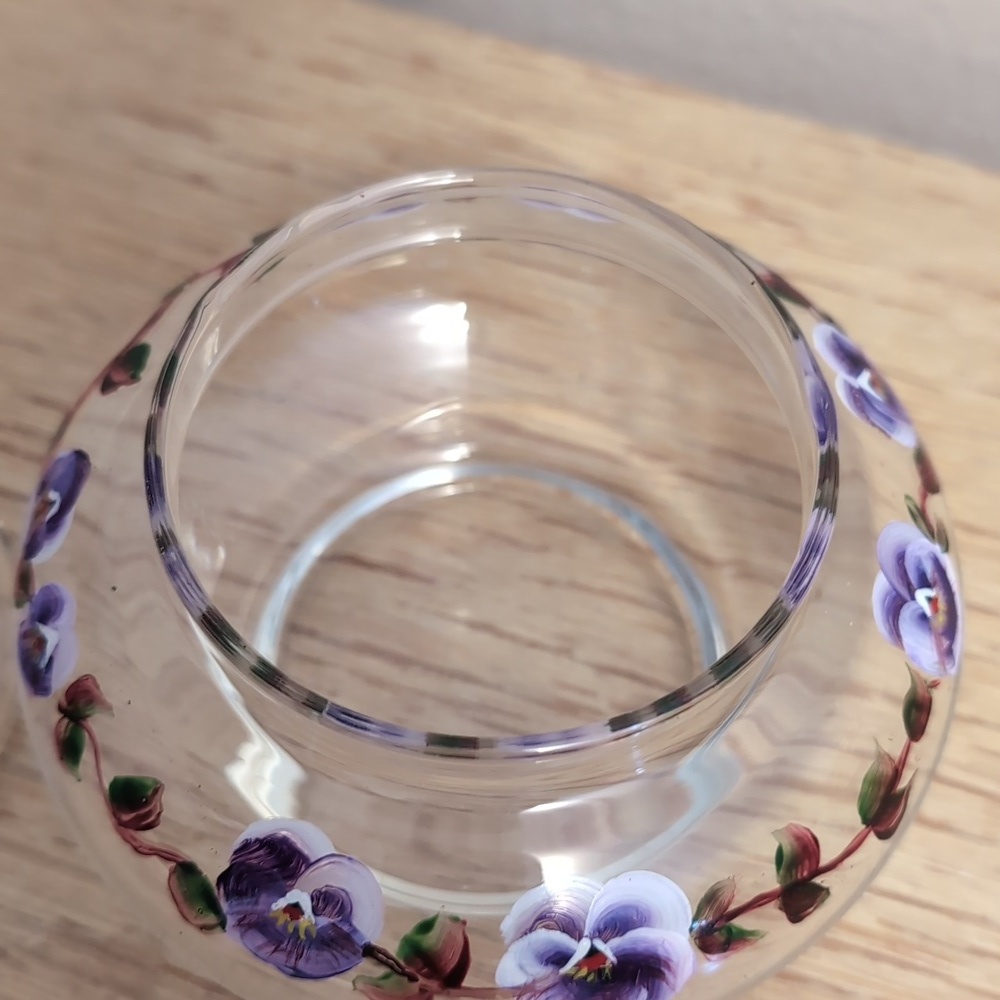 Hand Painted Apothecary Covered Dish - Picture 3 of 6